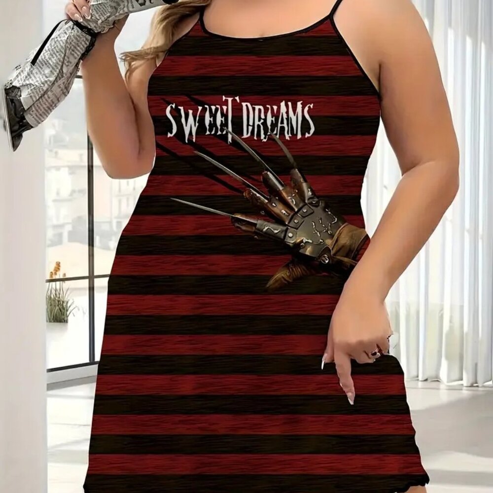 New Women's Gothic Nightdress Freddie L XL